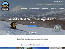 Tablet Screenshot of explore-niseko.com